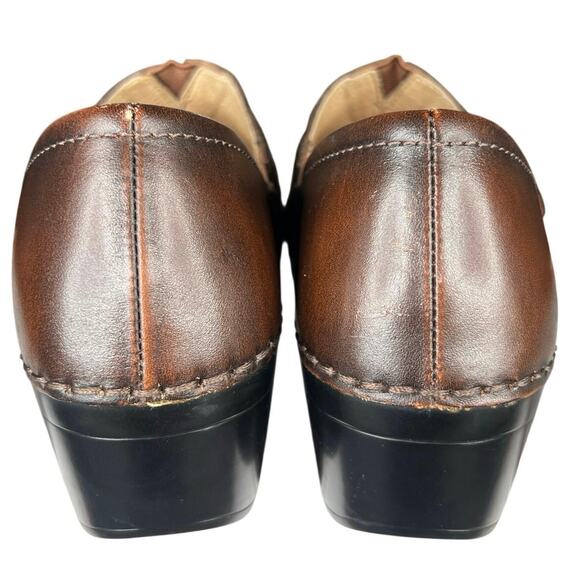 Dansko Women’s Solstice Brown Leather Clog Size 37 US 6.5/7 - Picture 8 of 10